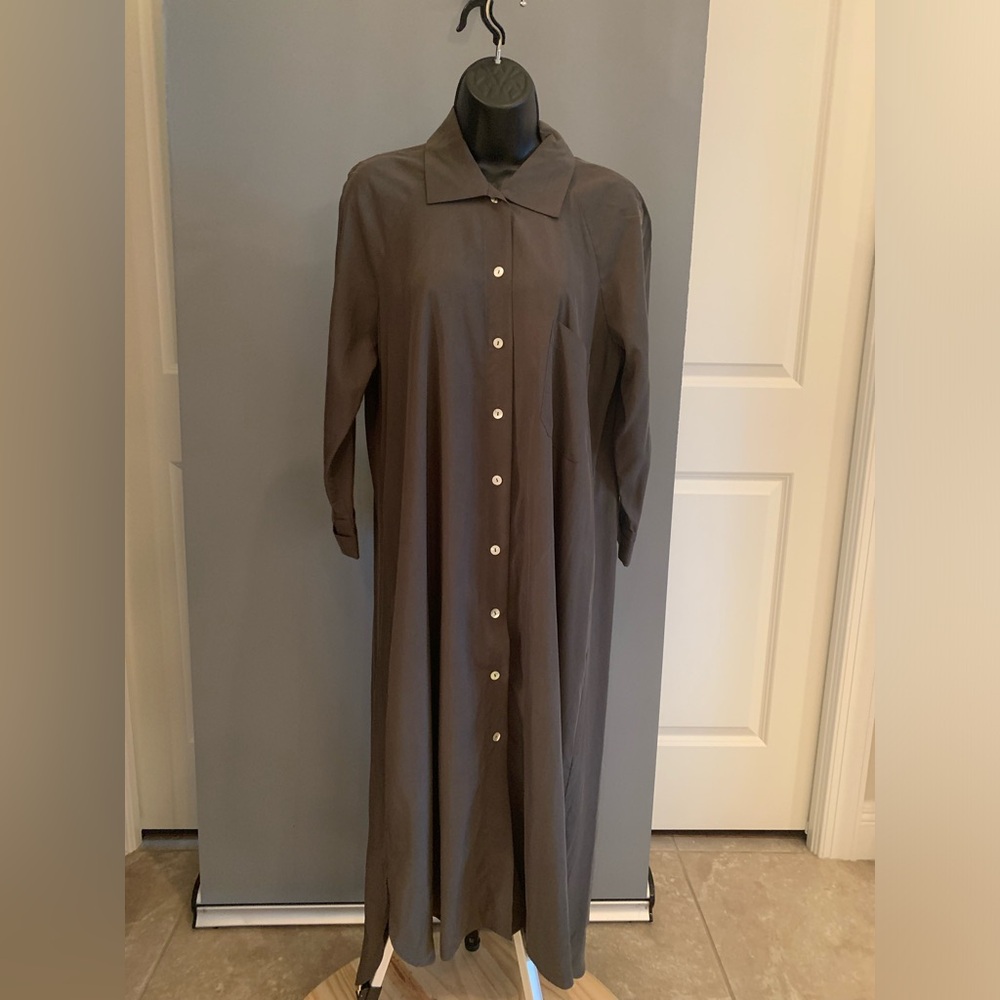 Khaki Green Maxi Dress